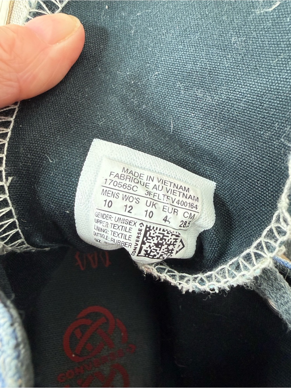 CONVERSE ALL STARS Chuck Taylor 70 High Top Chinese New Year Patchwork Size 10 - Picture 10 of 13